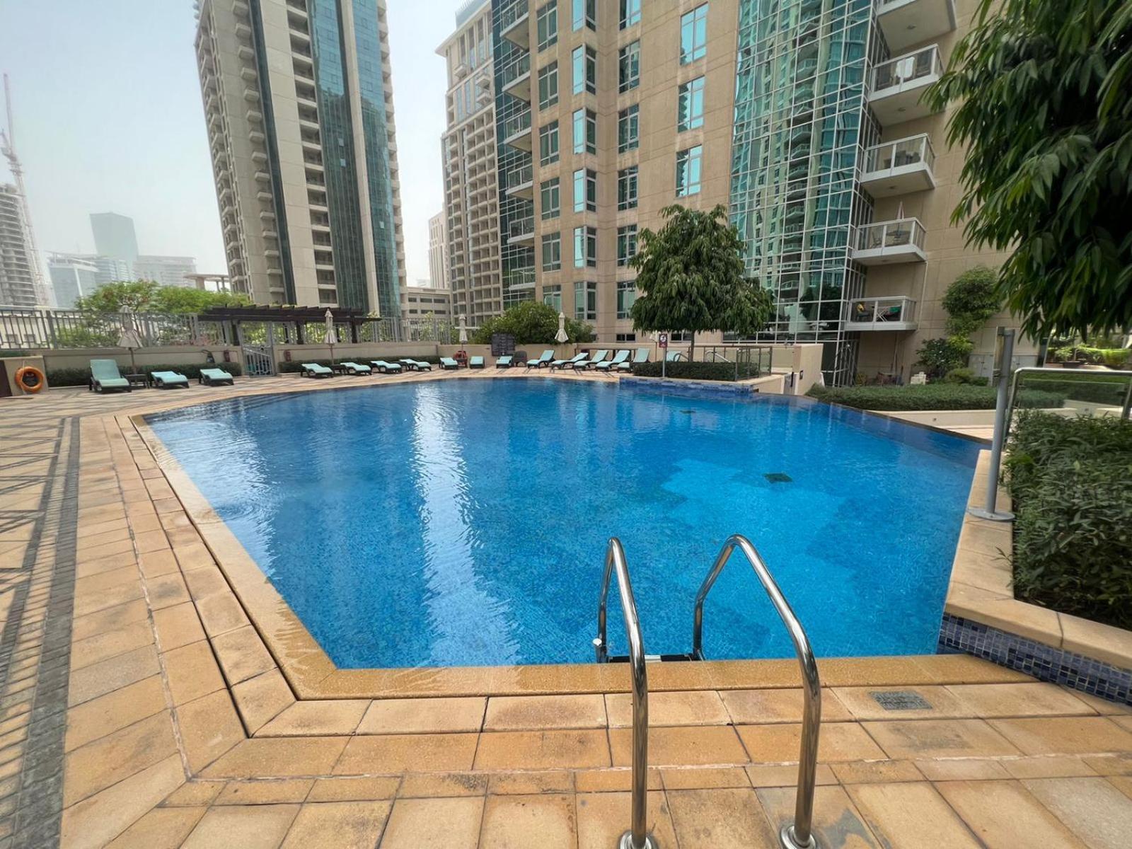 First Class 2Br With Full Burj Khalifa And Fountain View Dubaj Kültér fotó